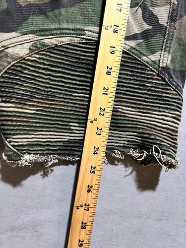 Smoke Rise Skinny Shorts Mens 38 Camo Camouflage Utility Lounge Military - Picture 8 of 10