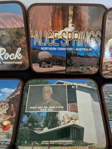 Visions of Australia Six Deluxe Souvenir Drink Coasters - Picture 2 of 6