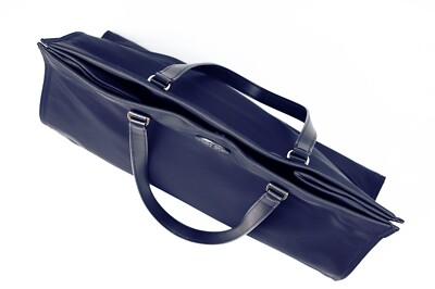 Latest Tory Burch Ella Navy Nylon Large Tote Travel Shoulder Bag 