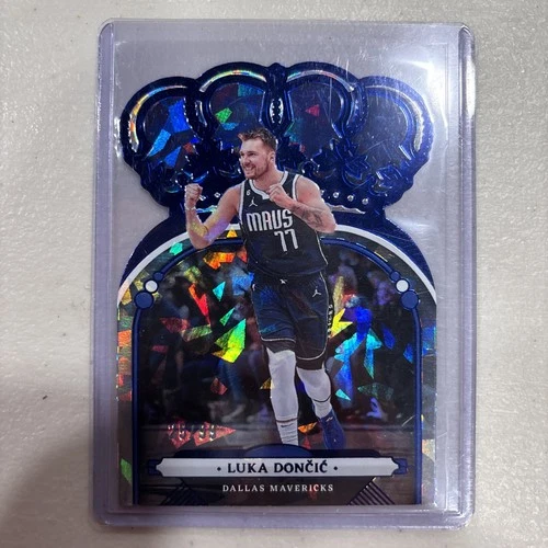 Luka Doncic 2022-23 Crown Royale Blue /99 - Color Match - Mavericks - Lakers