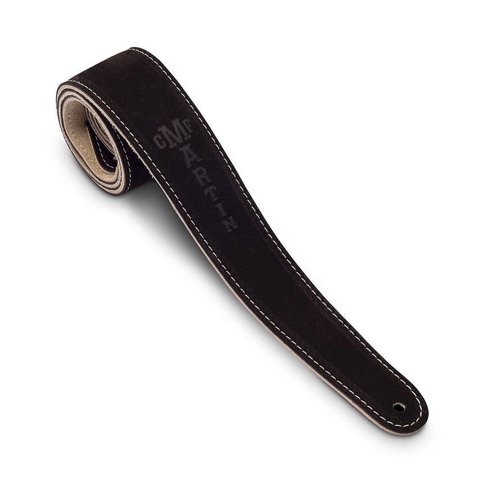 Martin Suede Leather 2 1/8"" Guitar Strap (Brown/Tan)