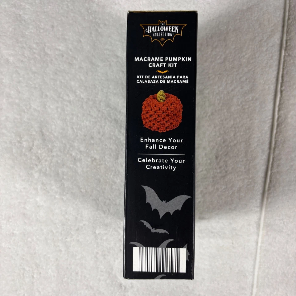 Kit Artigianale Zucca Macramè La Collezione Halloween Fa 1 Zucca Età 14+ Nuovo - Immagine 3 di 4