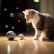 Digital Image Picture Photo Wallpaper Background AI Cool Cat Art