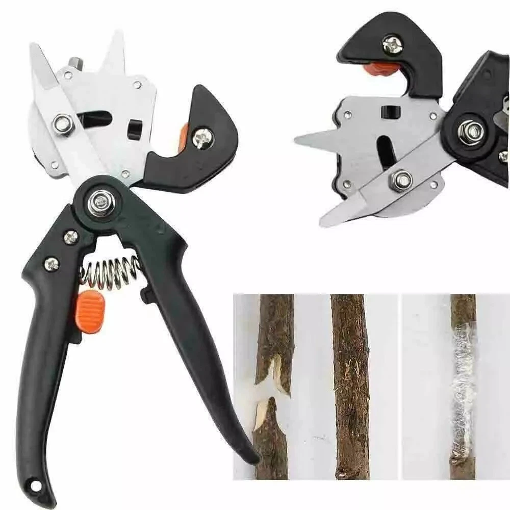 Wurko Forbice Da Innesto 21 Cm - Corpo In Alluminio Leggero, Lama In Acciaio Al Carbonio, Capacità Di Taglio 13 Mm