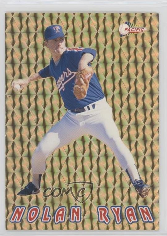 1993 Pacific Texas Express 27 Seasons Prisms Gold Nolan Ryan #16 HOF 2c6