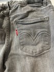 Levis Size 14 Reg Girls Skinny Light Gray Denim -  Adjustable Waist Comfortable! — photo 1