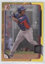 2015 Bowman Prospects Yellow Francisco Mejia #BP43 0q0m