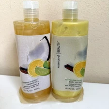 Citrus Coconut ESSENCE OF BEAUTY Fragrance Body Lotion Shower Gel Lot Sealed
