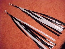 NOS Black & White Vintage Bicycle Streamers Schwinn Huffy AMF Sears Ross Murray