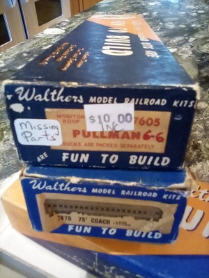 2 Walthers Train Kits- incomplete- #7870, #7605