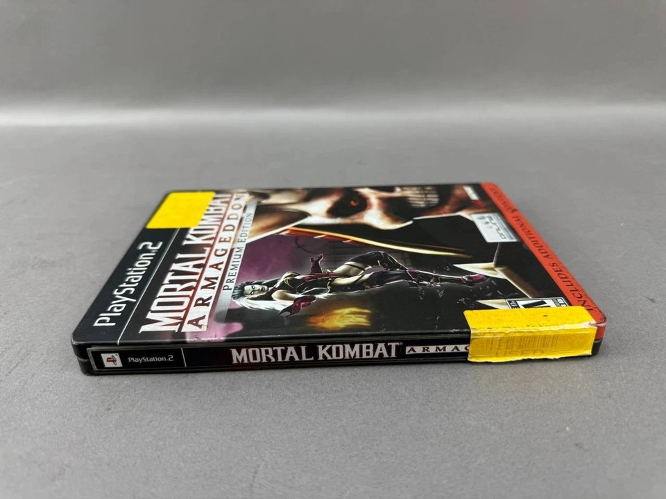 Mortal Kombat Armageddon PS2 SteelBook Shao Kahn *SIN JUEGOS SIN INSERCIONES* Foto 4 de 4