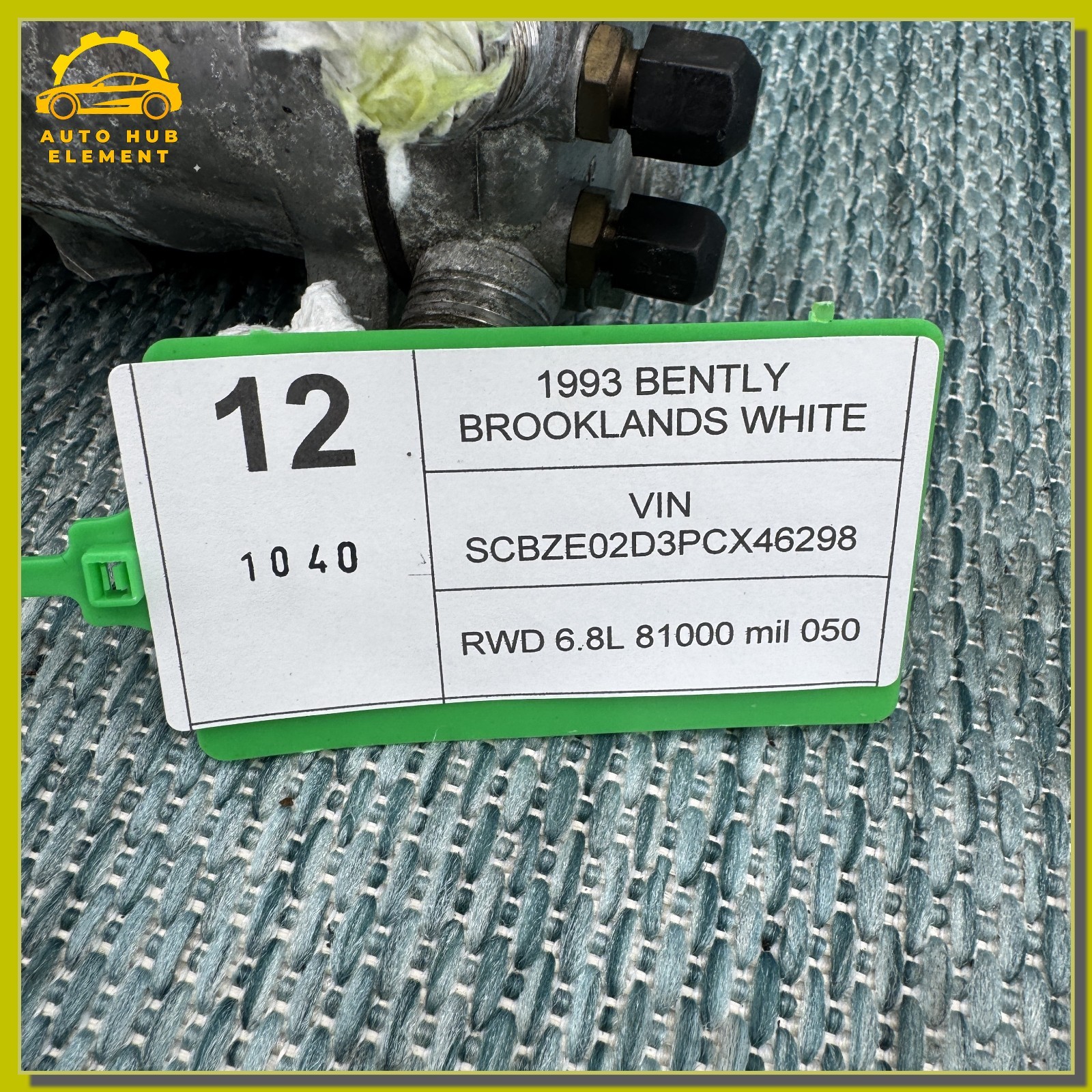 Bentley Brooklands 1992-1998 Hydraulic pump