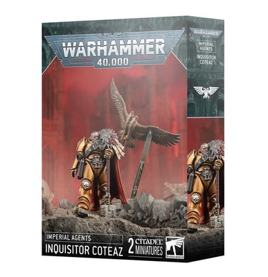 Warhammer 40000: Imperial Agents: Inquisitor Coteaz Miniatur Neu