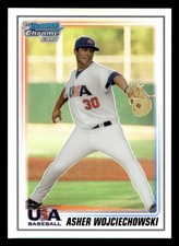 2010 Bowman Chrome #USA-BC20 Asher Wojciechowski USA Baseball Refractors #/777