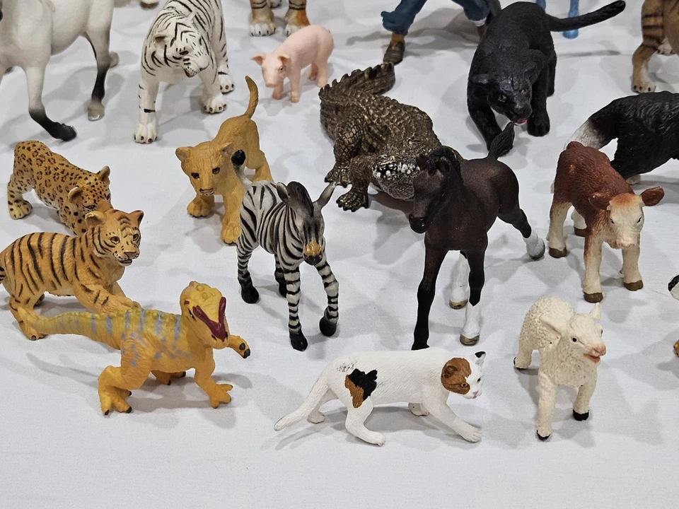 Lote de figuras Schleich, Safari Ltd y Papo - 50 animales mixtos, dragones, caballos Foto 3 de 4