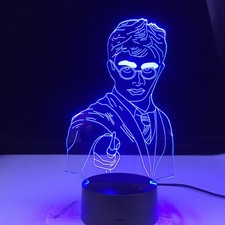 Harry Potter 3D Night Light Touch Control Table Lamp