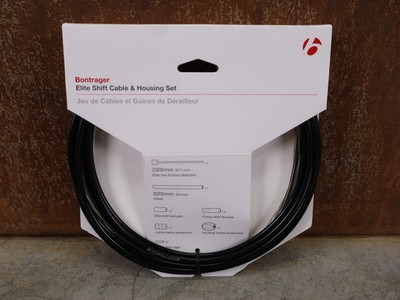 BONTRAGER / ELITE SCHALTZUG-SET / EDELSTAHL & LUBED HOUSING / 2300 MM ZÜGE, 3200