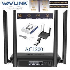 1200Mbps Dual Band Router Gigabit WiFi Router Wireless Repeater WAN 1000Mbps LAN