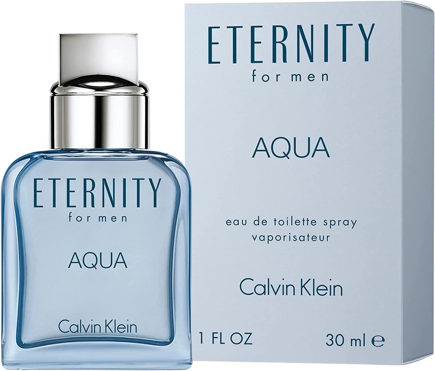 Calvin Klein Eternity For Men Aqua 30ml EDT Aftershave Cologne Fragrance
