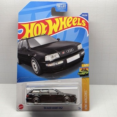 Hot Wheels 1994 Audi Avant RS2 HW Wagons Black 1:64 Diecast Car 