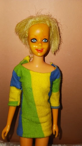 1960's Vintage Twiggy Barbie Doll By Mattel