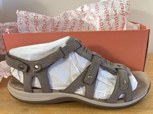 Easy Spirit Women’s Sailor Sandals NEW 11W Taupe - Picture 3 of 5