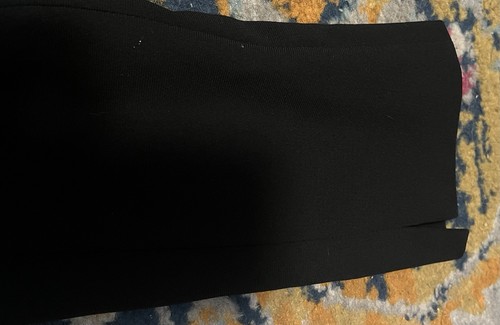 Tahari Arthur S Levine Women's Skirt Suit Size 8 Black Ruffle Accents - Picture 12 of 15