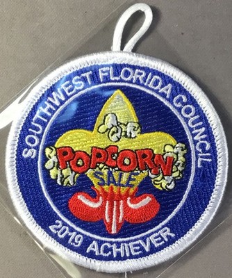 BSA  Southwest Florida Council 2019 Achiever Popcorn Sale patch