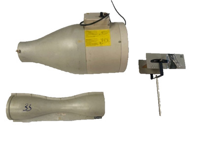 LEYBOLD Suction and Pressure Blower 37304 B1 Venturi Tube 373091 Wing Model