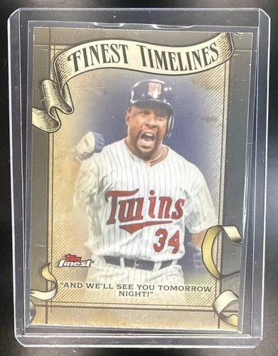 2026 Topps Finest Kirby Puckett Base (RAW)