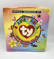 TY Beanie Babies Official Club Membership Kit 1st Edition Vintage with Items