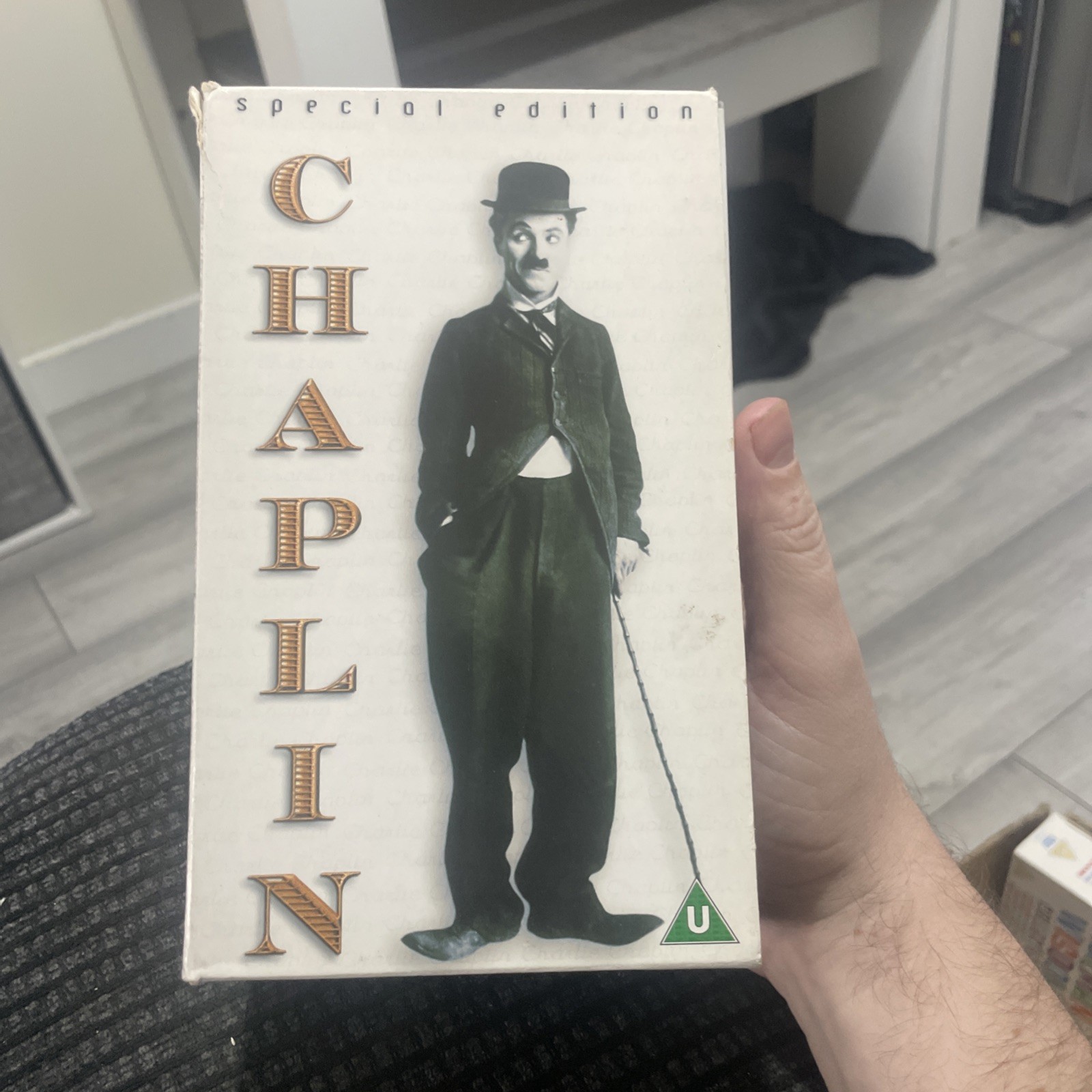 Charlie Chaplin special edition box set triple vhs  1998 vintage comic