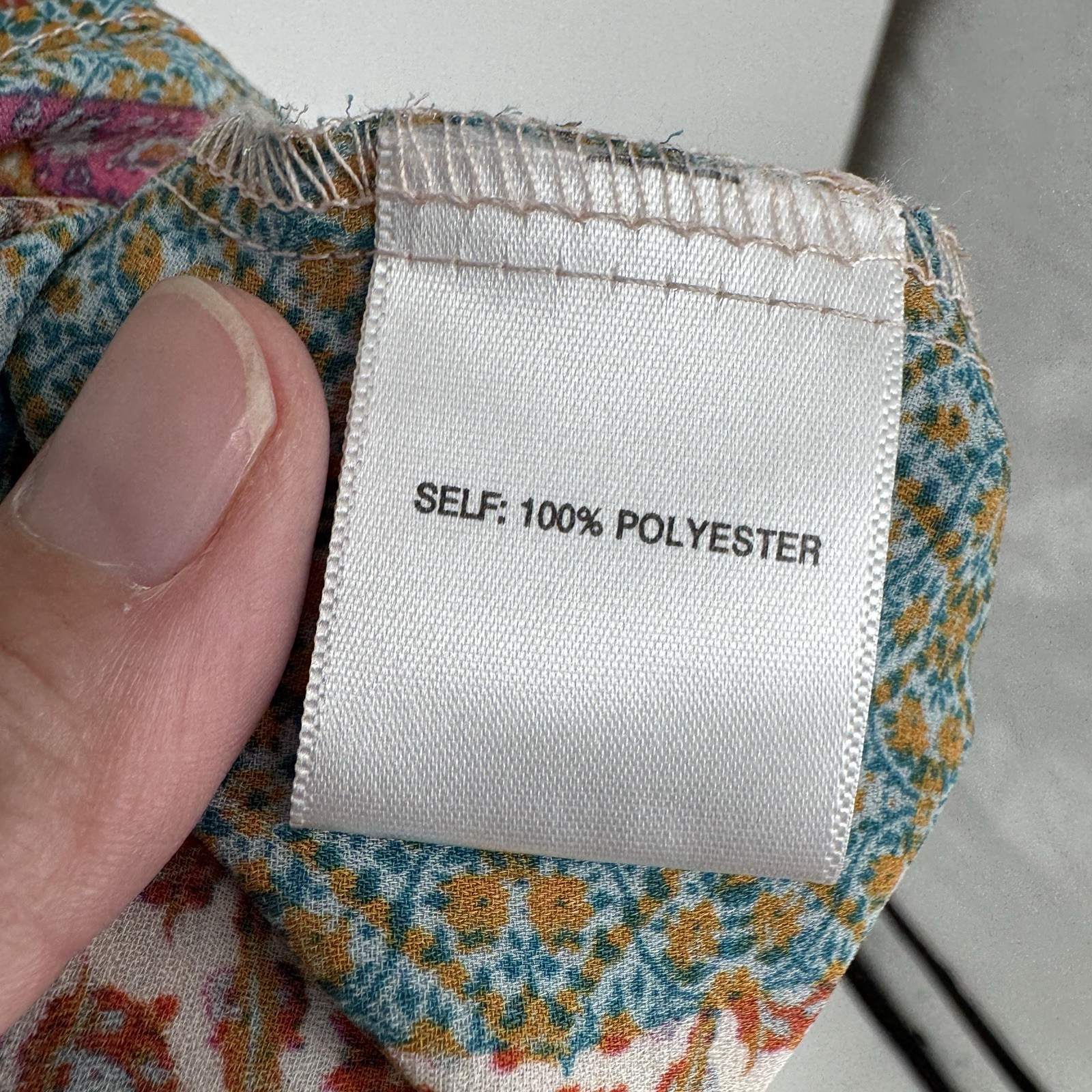 Rose + Olive top 2x patchwork  lightweight   plus… - image 4