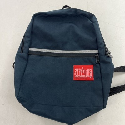 Manhattan Portage Small Backpack Made USA Blue Daypack Nylon Canvas