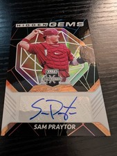 2021 Elite Extra Edit. Rookie Auto Hidden Gems Sam Praytor #HG-SP Miami Marlins
