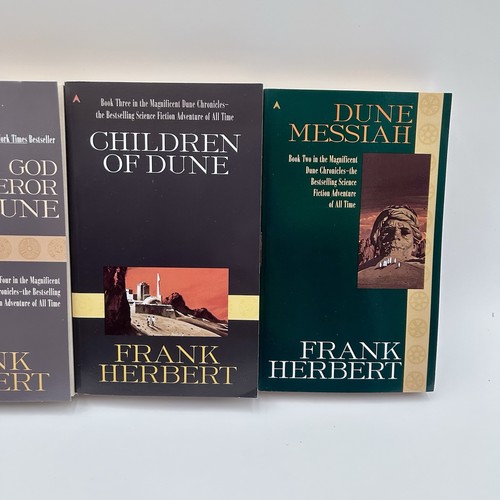 Frank Herbert DUNE Lot of 4 (#1-4) Set Vintage Paperback Books Messiah Children - Imagen 3 de 15