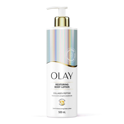 Olay Kollagen-Peptid Wiederherstellende Körperlotion, Mit Vitamin B3 Und Glyceri