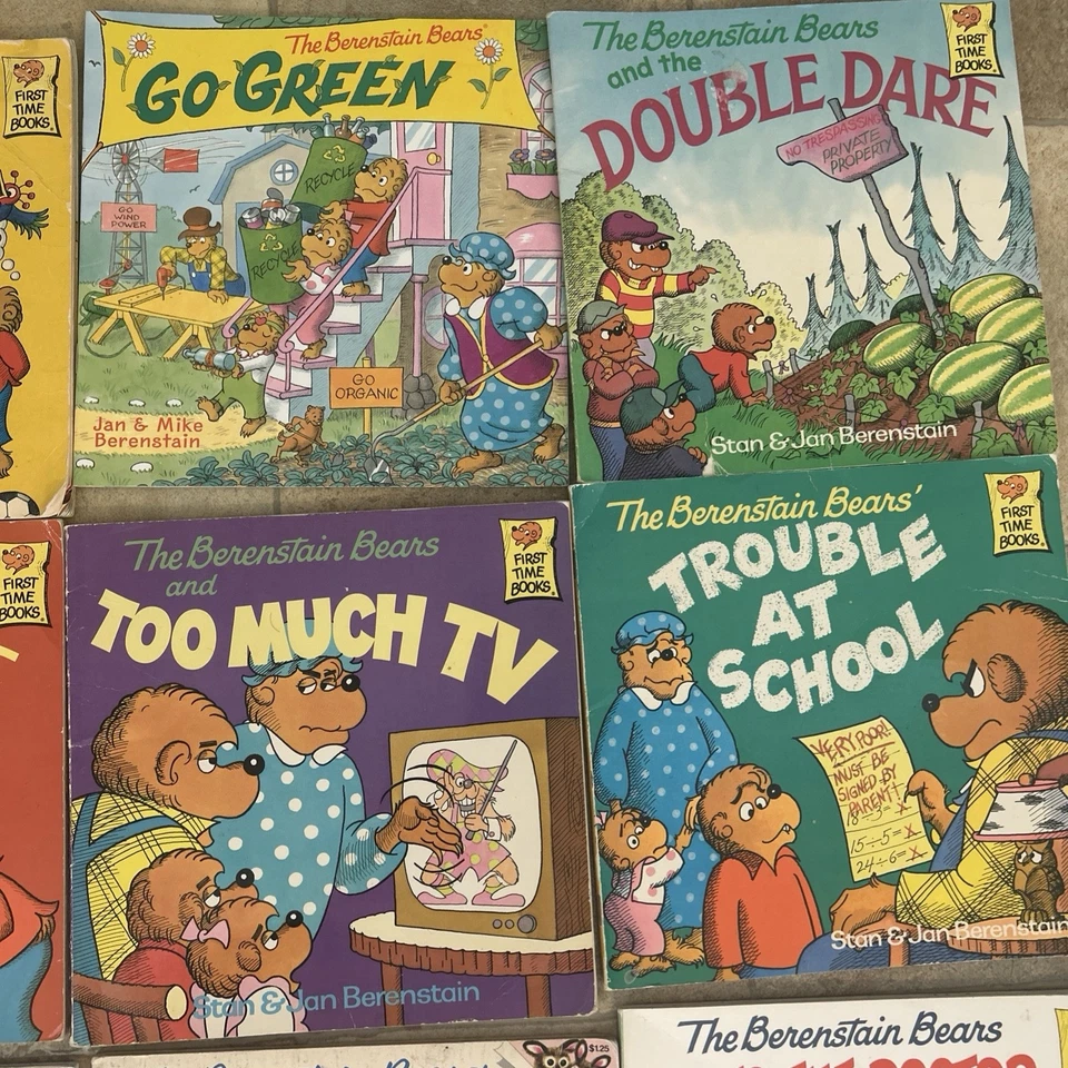 Vintage Mostly 70s-80s Lot of 12 Berenstain Bears by Stan &Jan Bernstein - Image 3 of 4