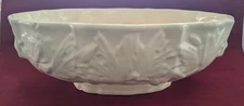 Vintage Ivory colored  Serving Bowl.  Oval shape.  Approx. 12" L x 8"W x 4"H.