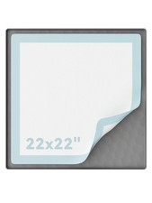 Dog Pee Pad Holder, 23.4" Silicone Potty Mat Tray, Leak-Proof, Gray, Easy Clean
