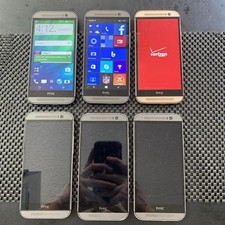 Lot Of 6 HTC One M8 32GB 0P6B130 Unlocked / T-Mobile / AT T For PARTS ONLY P7