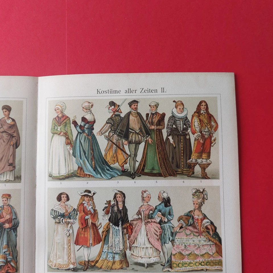 Orig.(1910) Chromolithographie Kostüme  - Bild 4 von 4