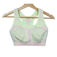 Nike Fe/Nom Flyknit Sports Bra High Support Yoga Running Training Gym Small