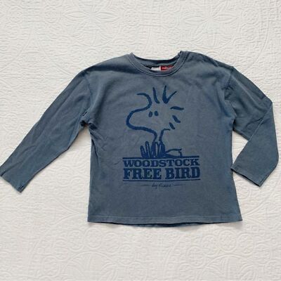 Zara Kids' Peanuts Woodstock Free Bird LS Tee