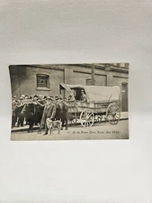 Vintage Oregon Trail Postcard # 4 On The Street Terre Haute Ind. Un Mailed 