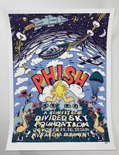 Phish Poster Albany NY MVP Arena 2024 Silkscreen S/N #’d X/1200 Pollock Sold Out