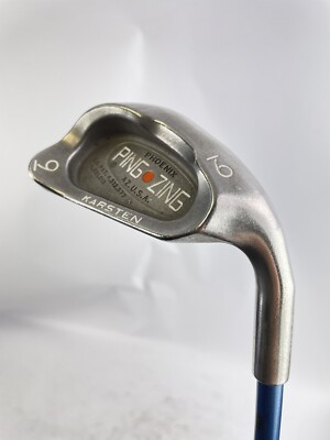 Ping Zing 9 Eisen orange gepunkteter steifer Flex Graphit/Rechtshänder/neuer Griff/5560