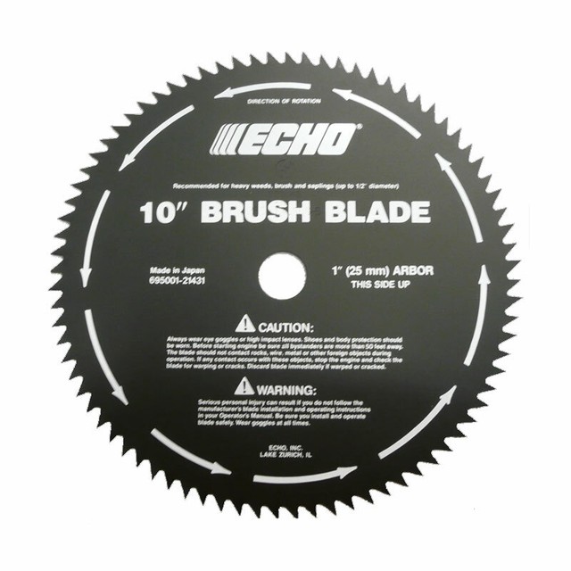 Echo10 Inch Brush Cutter Blade 25mm 