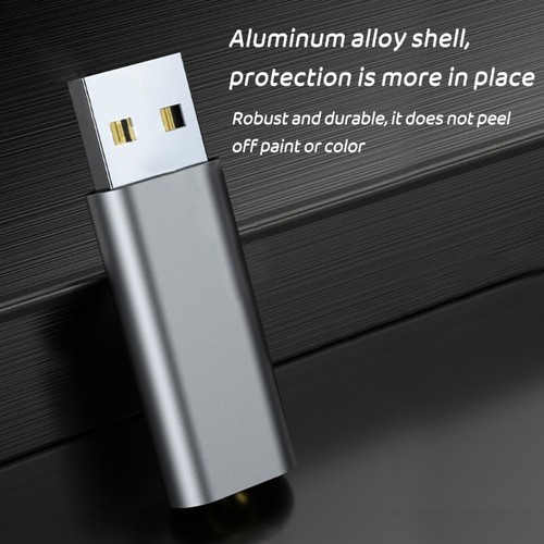 USB to 3.5mm Jack Adapter USB to Aux- Adapter External Stereo-Sound - Photo 5/7