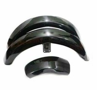 FüR Norton Dominator Modell 7 Schwarz Kolben Rahmen Vorne & Hinten KotflüGel Set